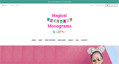 Desktop Screenshot of magicalmonograms.com